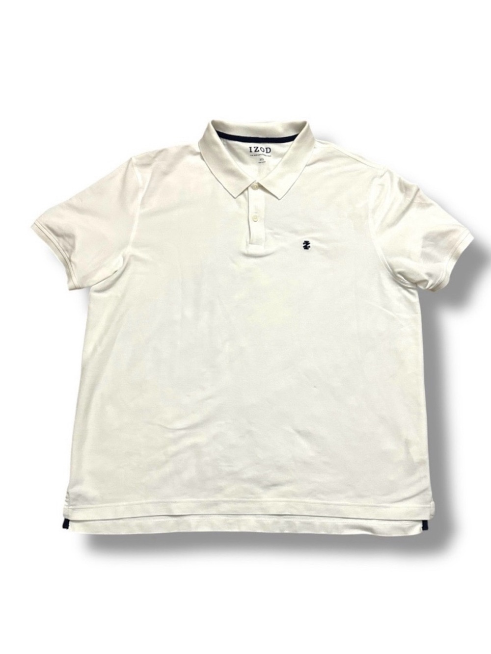 IZOD The Advantage Polo White Short Sleeve Shirt Men's Size XXL Preppy Golf